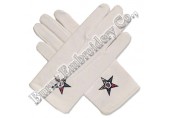 Masonic Regalia Hands Embroidery Gloves